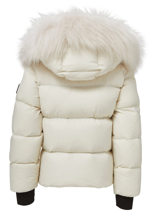 GIRLS FAUX FUR ELSA off white GIRLS FAUX FUR ELSA off white