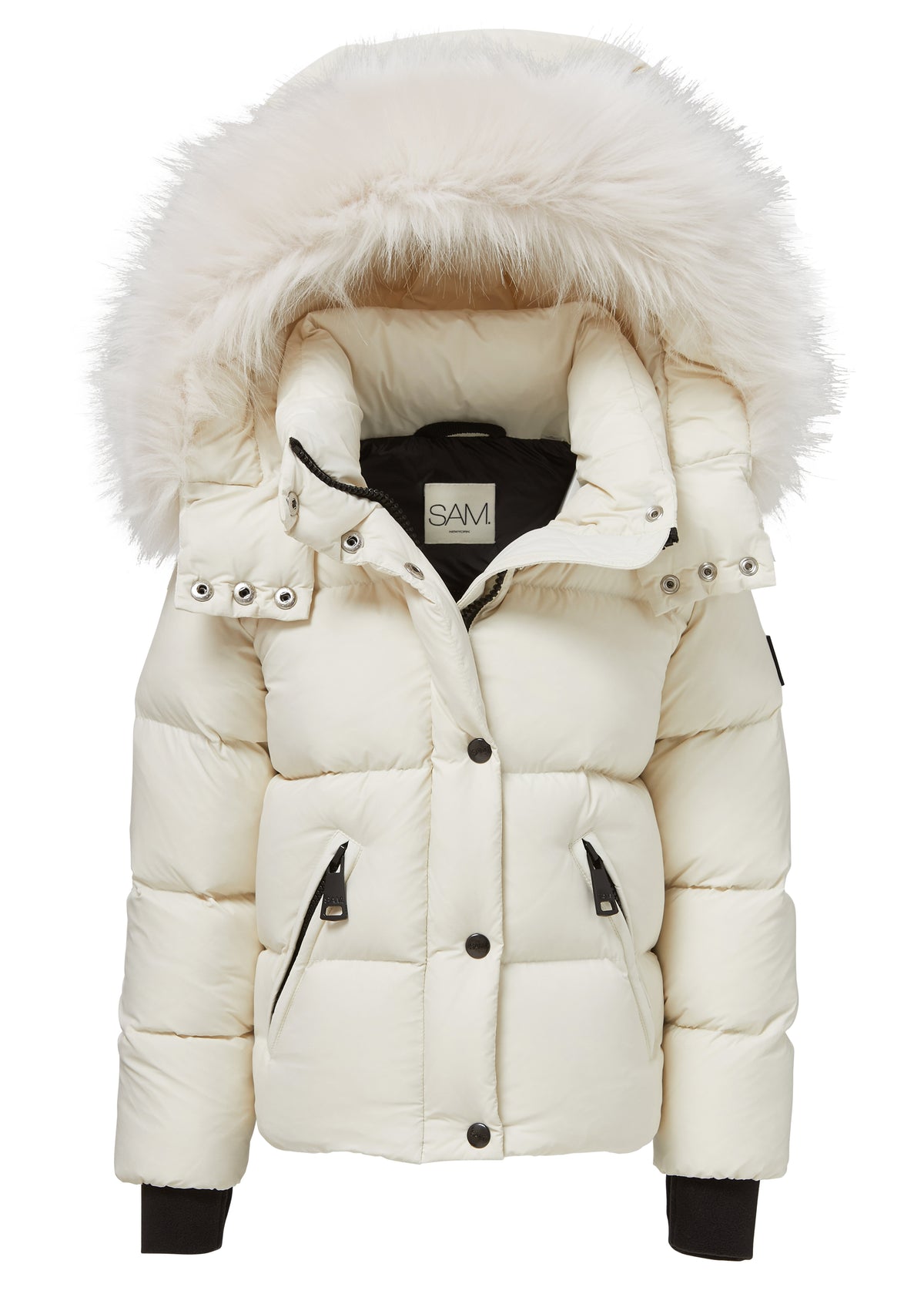 GIRLS FAUX FUR ELSA off white
