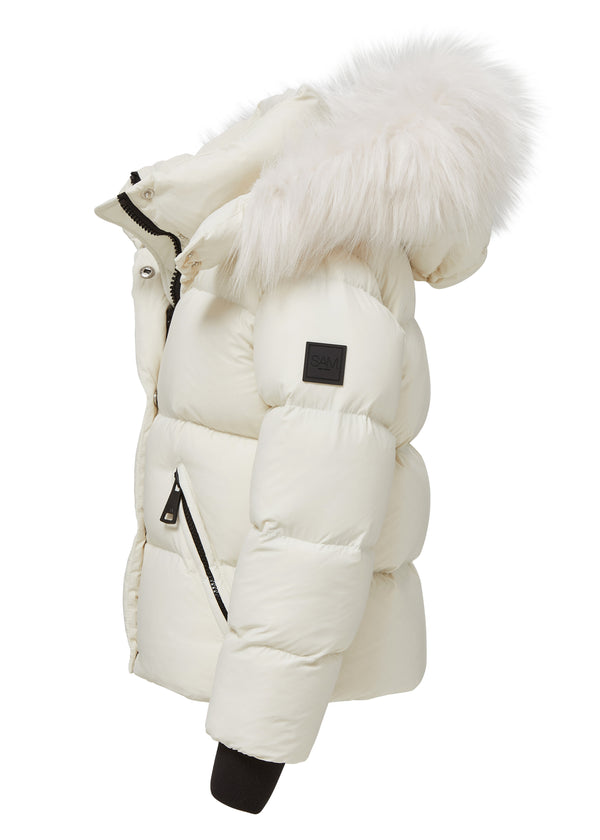 GIRLS FAUX FUR ELSA off white GIRLS FAUX FUR ELSA off white