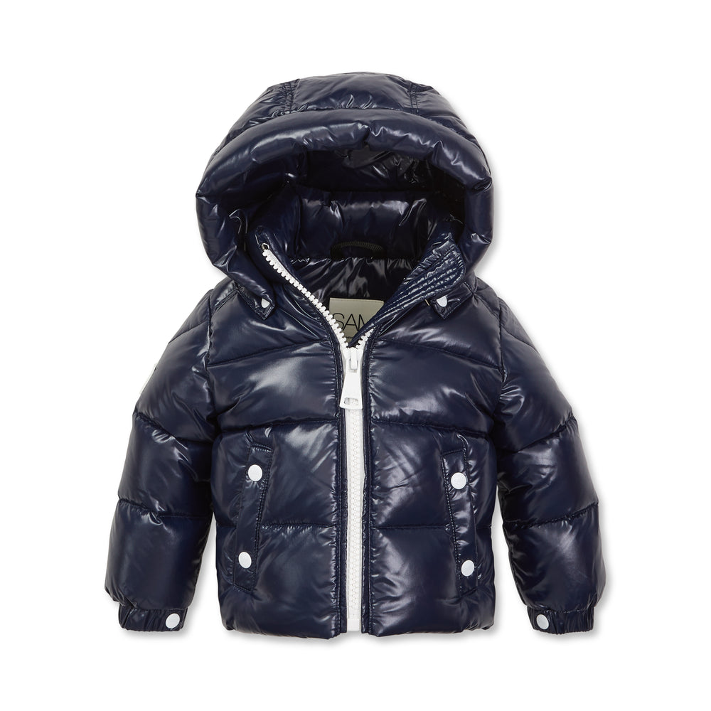SAM new york Baby SNOWFLURRY puffer jacket in navy | SAM.