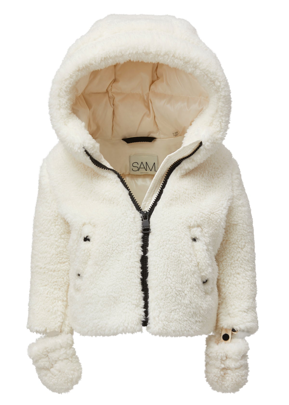 ジャケット・アウター THE BARNNET sami eco-fur jacket - beige 240731_SAM_0111_Snow-Ball-