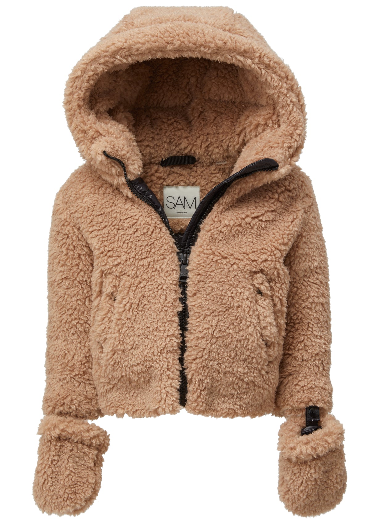 ジャケット・アウター THE BARNNET sami eco-fur jacket - beige 1月初旬発送 [The Barnnet] Beige Bouffant Eco-Fur Jacket 正規
