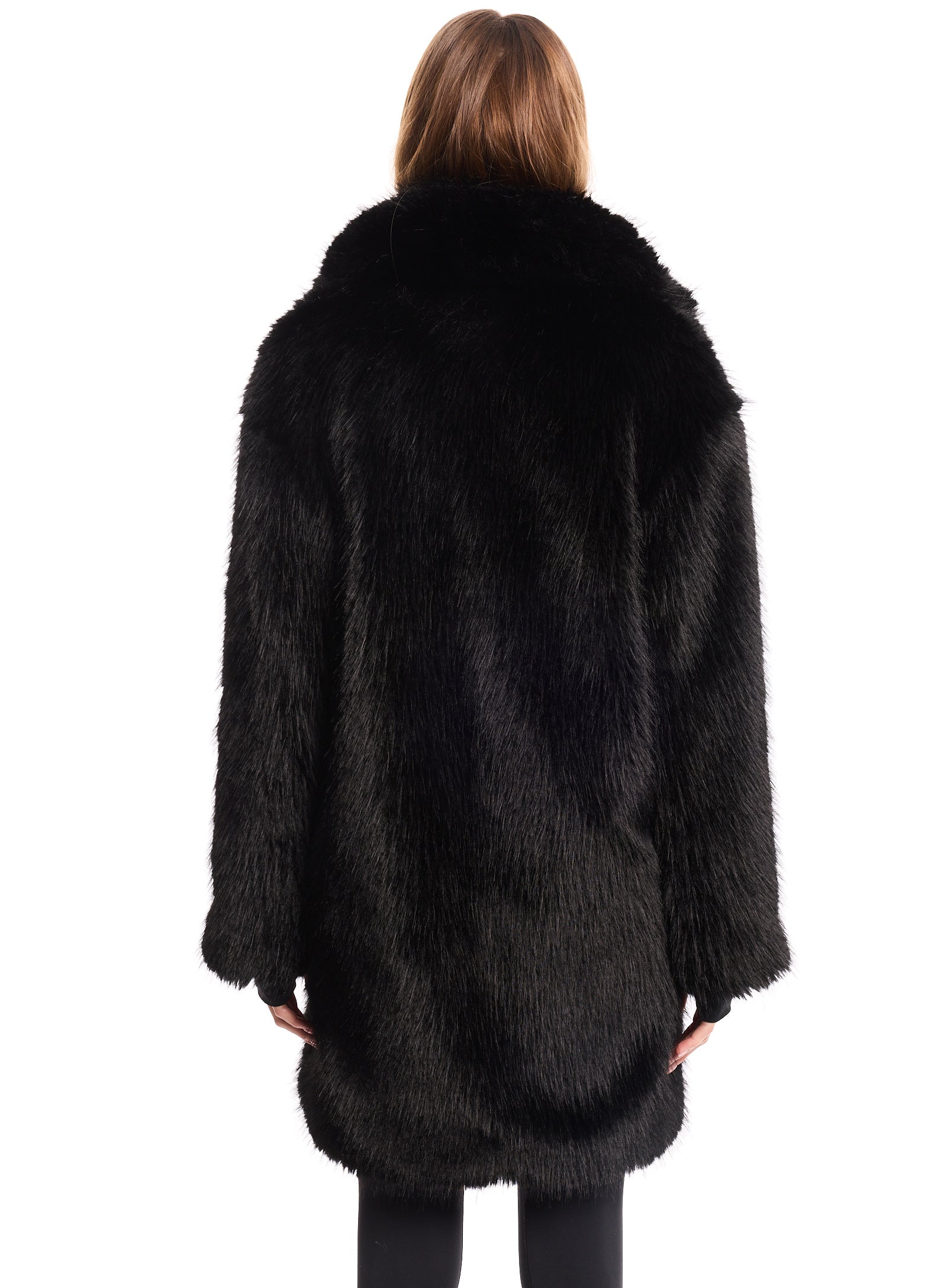 FAUX FUR MID COAT FAUX FUR MID COAT