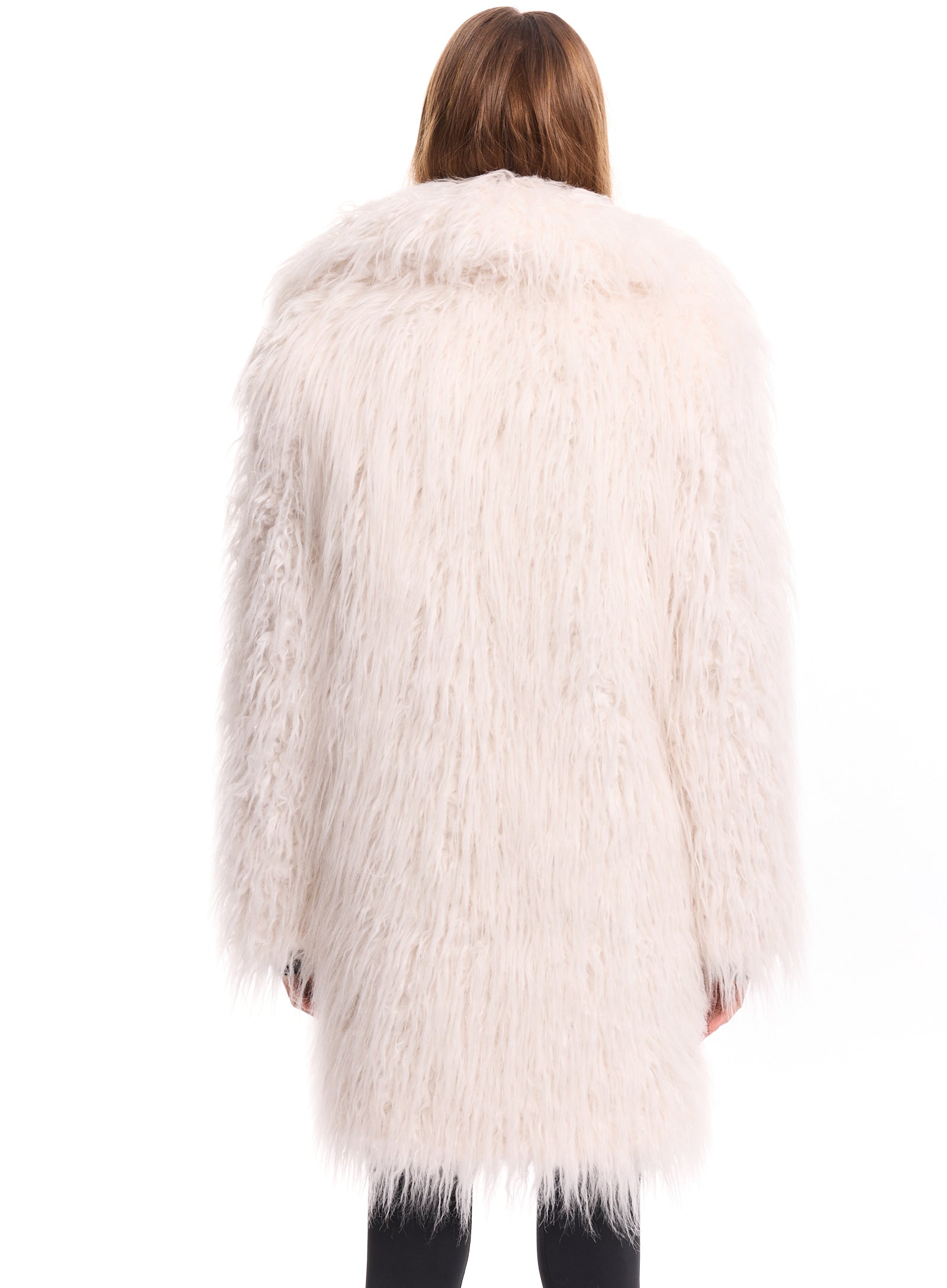 FAUX FUR MID COAT FAUX FUR MID COAT