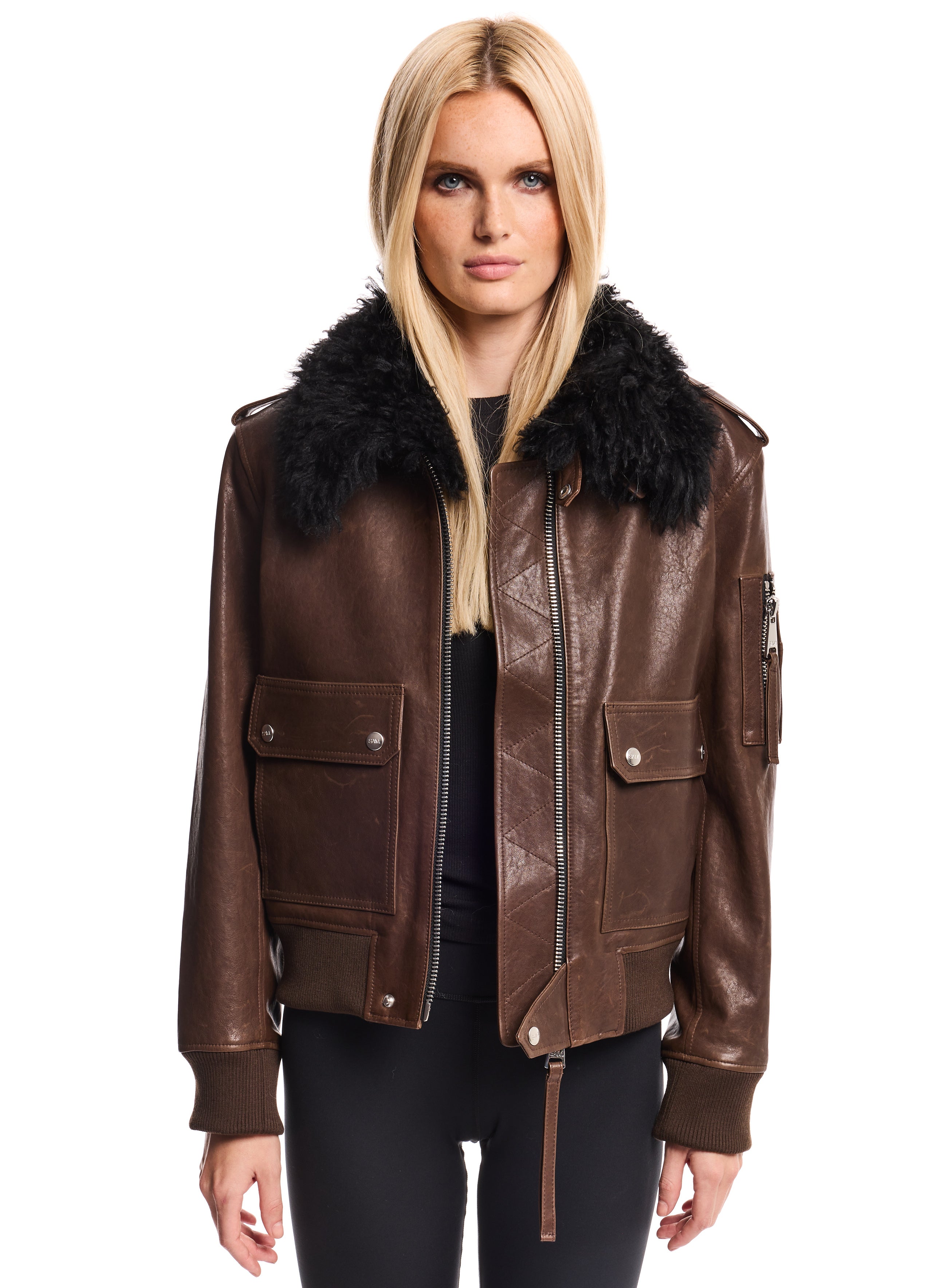 Women's Real Leather and Shearling Jackets | SAM.