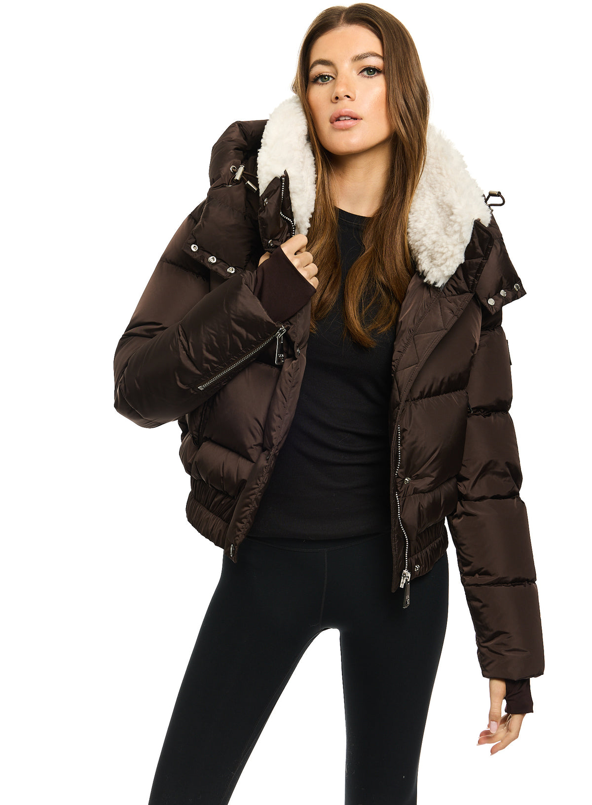 SAM new york womens down filled TYLER bomber puffer jacket with