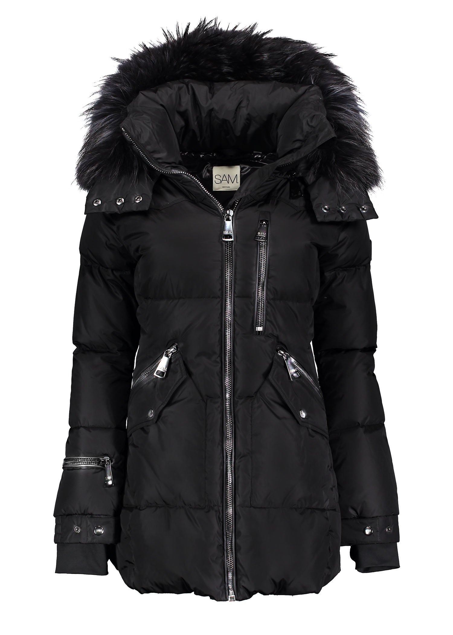 定番人気！ down fur faux GIRLS TODDLER york new SAM CRUISER in coat ジャケット・アウター