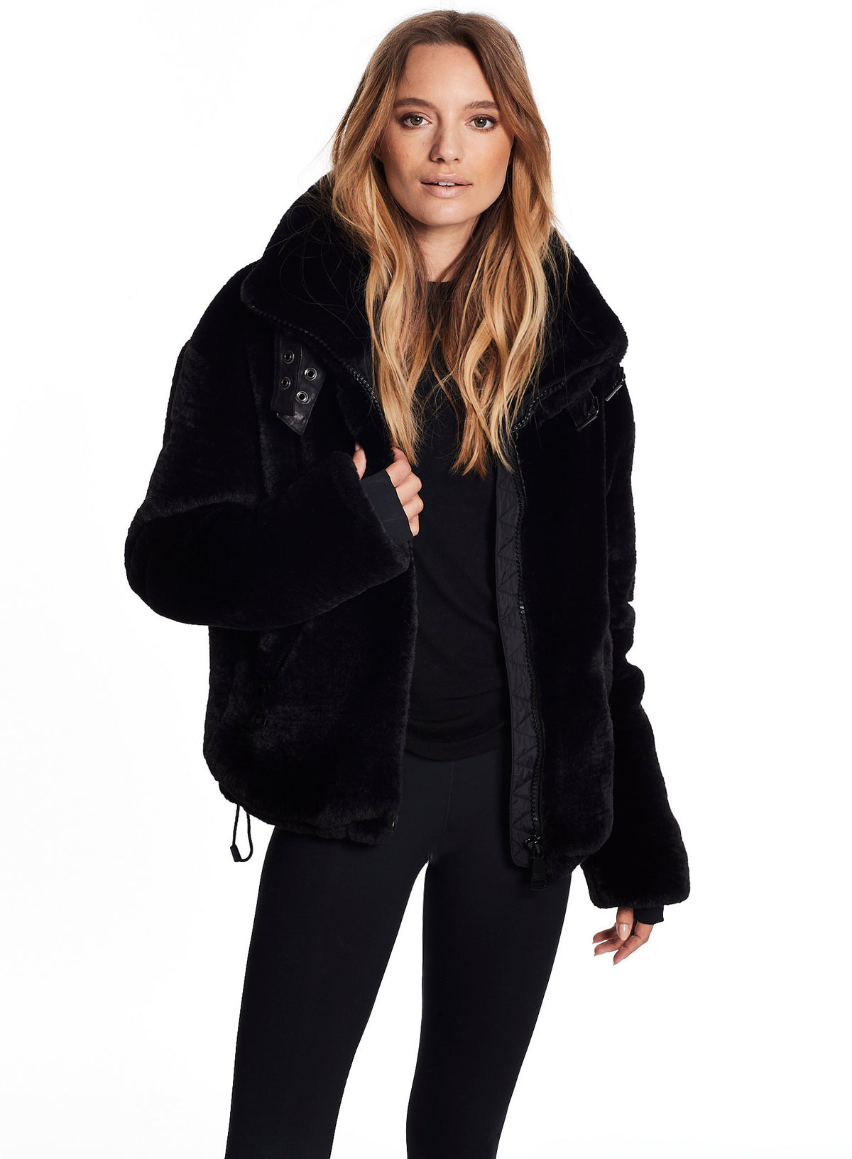 Faux lambswool clearance jacket