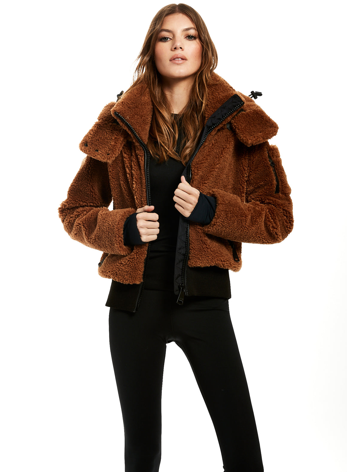 Nala sherpa hooded jacket Outlet