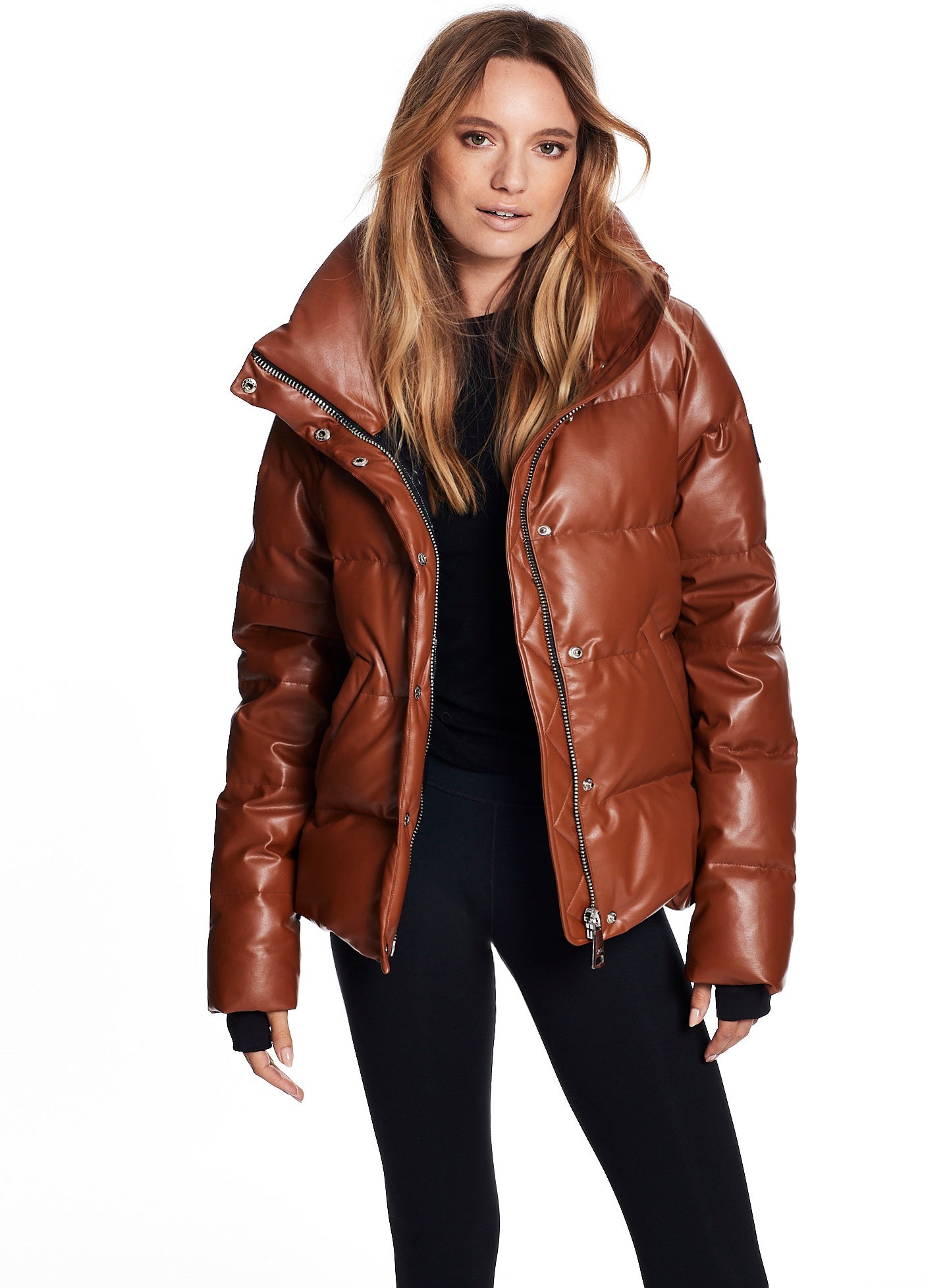 Sam. Women's Vegan Leather Isabel Jacket