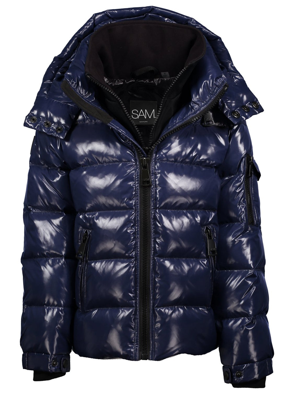 SAM new york TODDLER BOYS GLACIER puffer jacket in navy blue dark ...